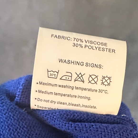 Elegant Royal Blue Women's Cardigan - Picture 6 of 6